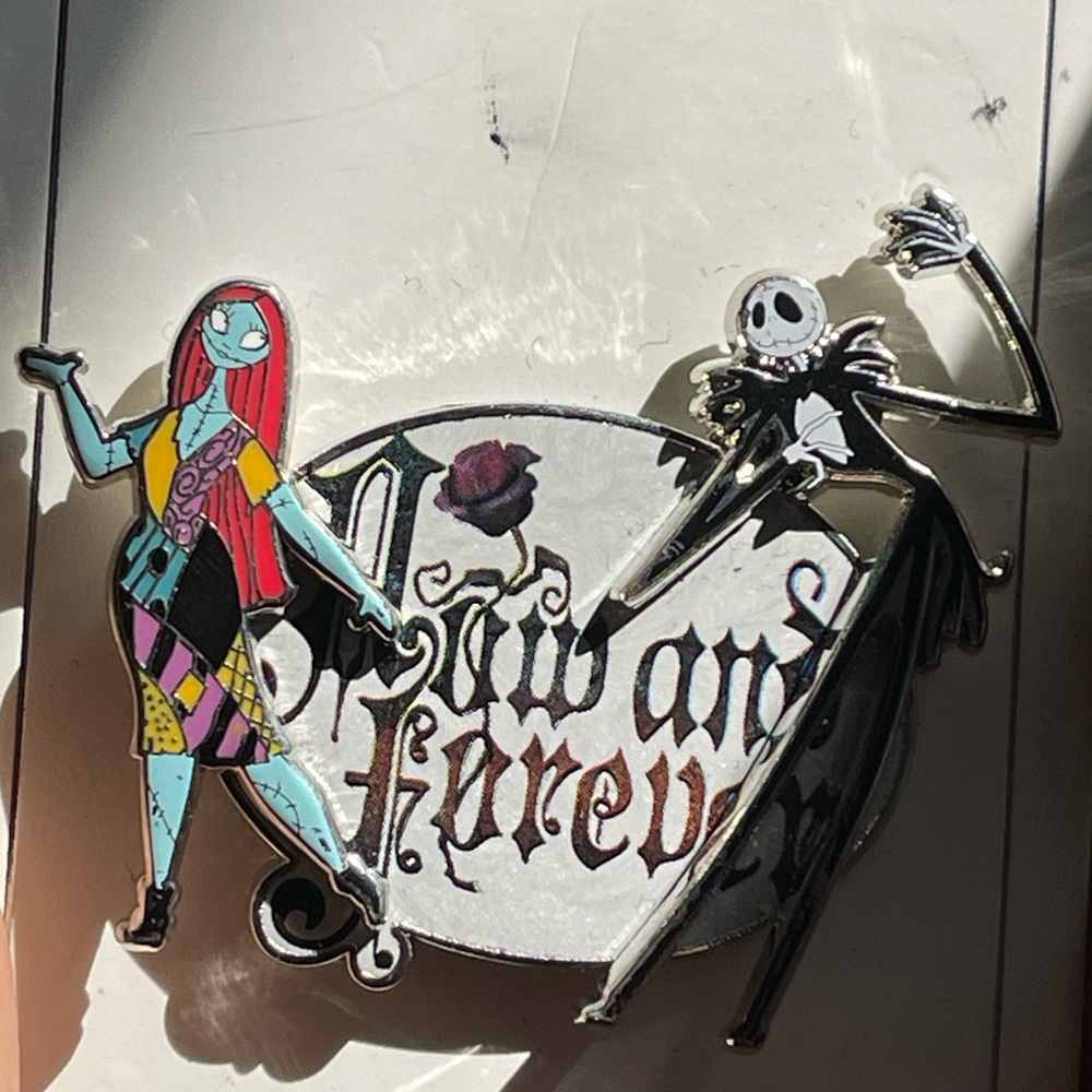 Jack Skellington and Sally Trading Pin